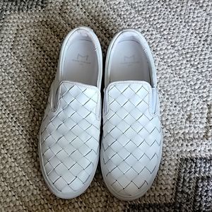 Marc Fisher Women's Woven Calla Shoes, White, Size 7.5M